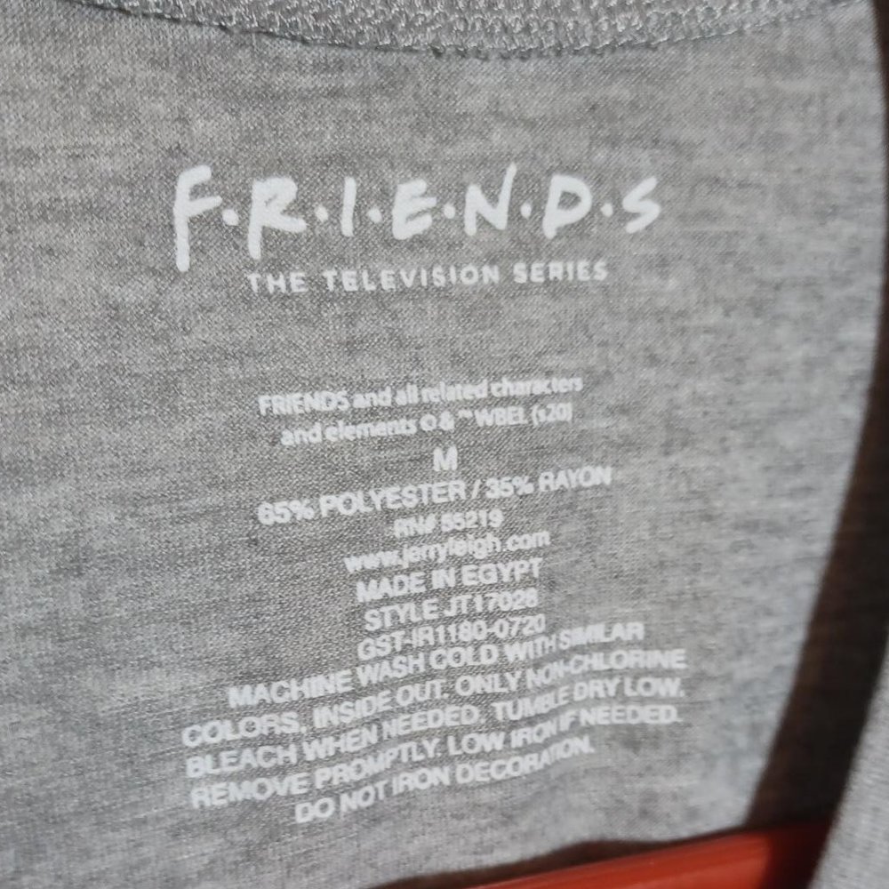 FRIENDS Central Perk Womens T-Shirt, Gray, Size - M, - Picture 4 of 5